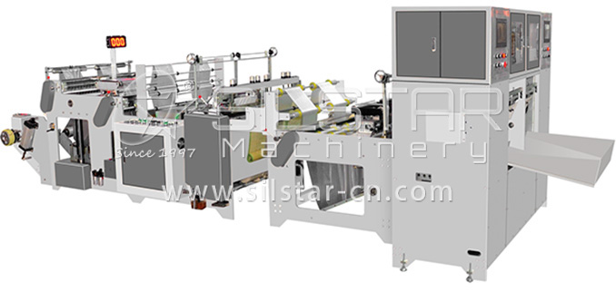 2-1-1 High speed withcore flat bag on roll making machine 678322