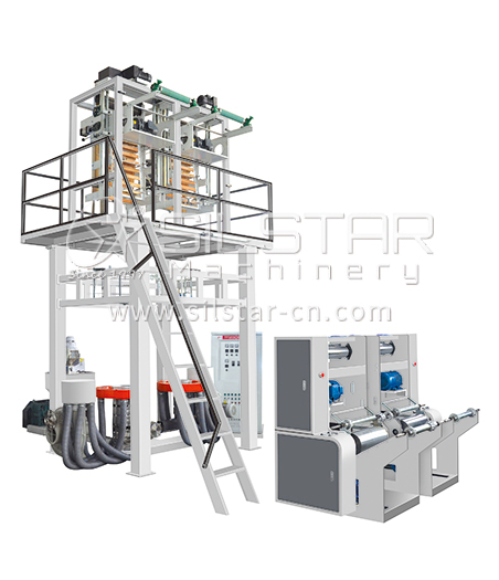 6-1-2 One layer twin head blown film machine 452x525